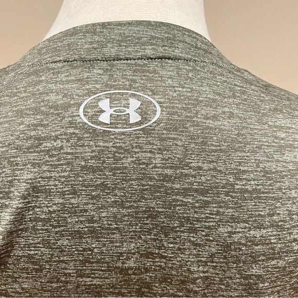 Under Armour short sleeve green heathered top - Picture 4 of 8